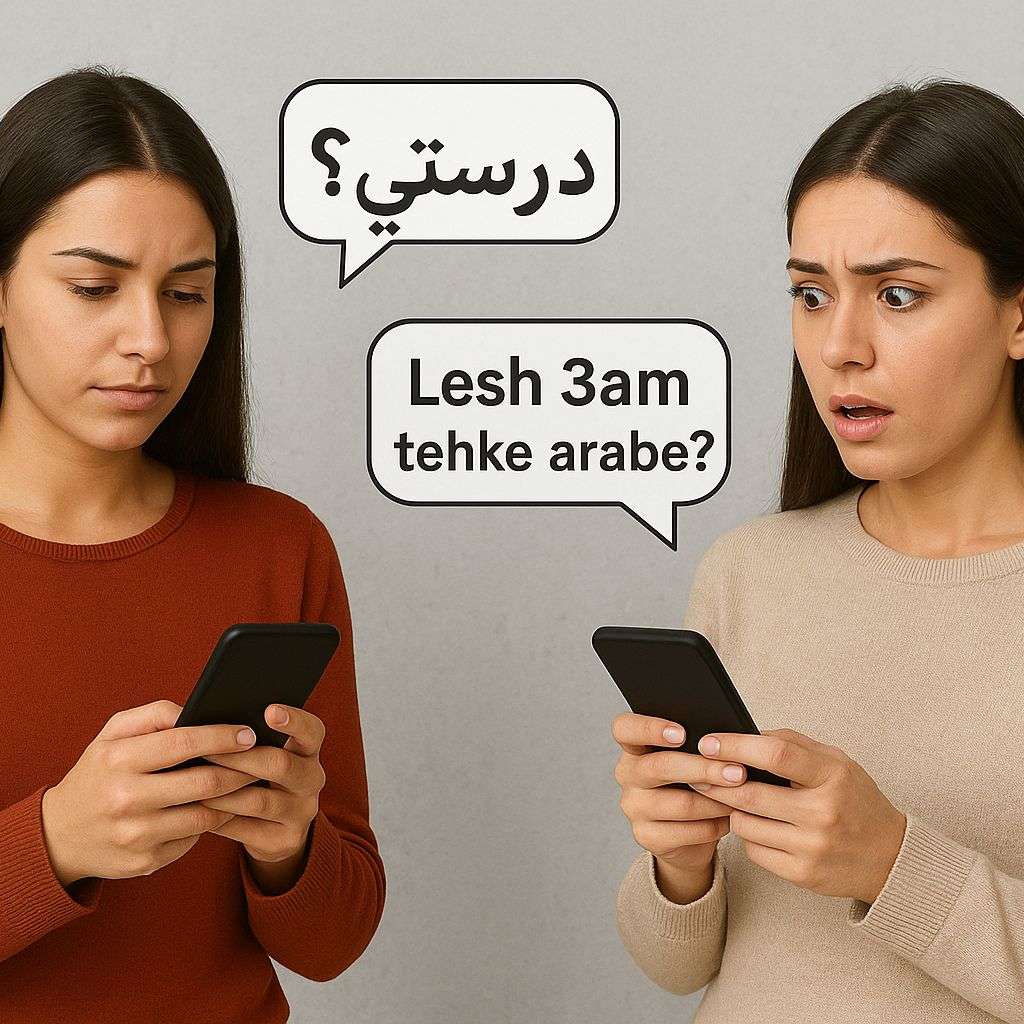 الحروف اللاتينية
اللغة العربية
اللهجة اللبنانية