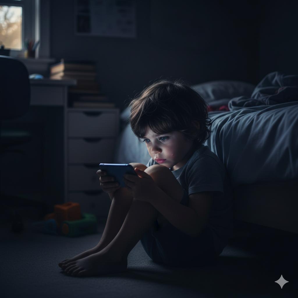 الأطفال يلجؤون للشاشات كتعويض عن الاحتواء العاطفي