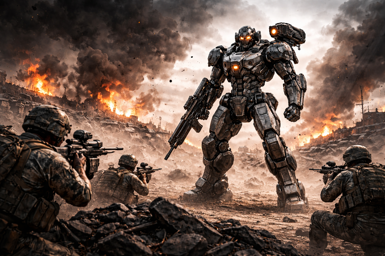 الروبوتات العسكرية الأرضيةتفرض إيقاع القوة القصوى حروب من دون مقاتلين